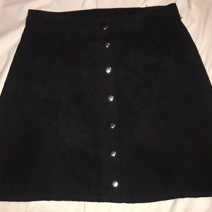 H&M suede skirt